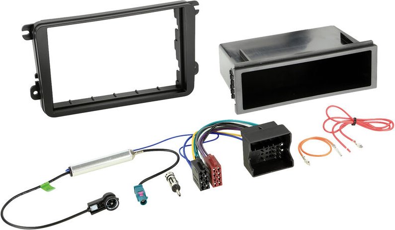 Adnauto - acv 611320-15-01 Autoradio Einbaublende DoppelDIN Passend für (Auto-Marke): Seat, Skoda, Volkswagen