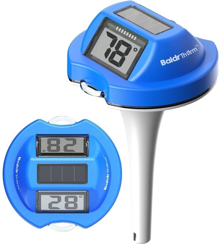 Digitales, schwimmendes Solar-Poolthermometer mit großem, hochpräzisem, beschlagfreiem Display und doppelseitigem Bildsc...