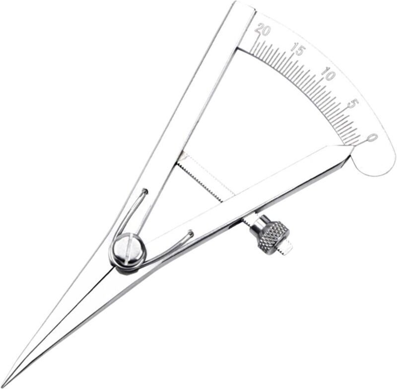 Verstellbarer Lederzirkel mit Flügeln, Werkzeug für die Lederbearbeitung, verstellbarer Markierzirkel, professionelles Z...