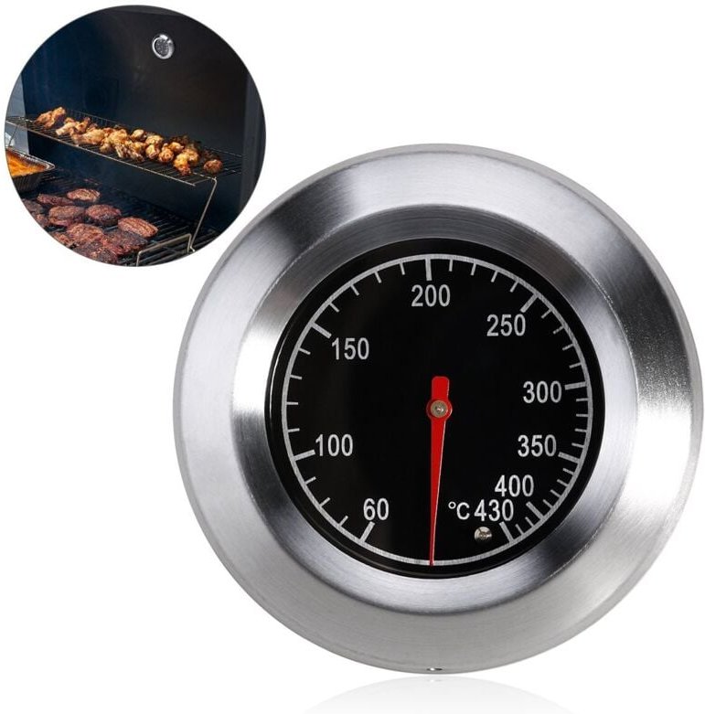 Csparkv - Bimetallisches analoges Thermometer für Holzofen und Grill