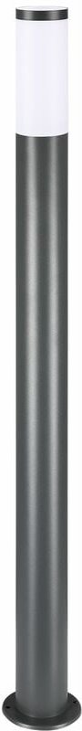 Monzana® Außenleuchte Edelstahl 100cm IP44 Wetterfest E27 Außen Gartenleuchte Außenlampe Wegeleuchte Standleuchte Anthra...
