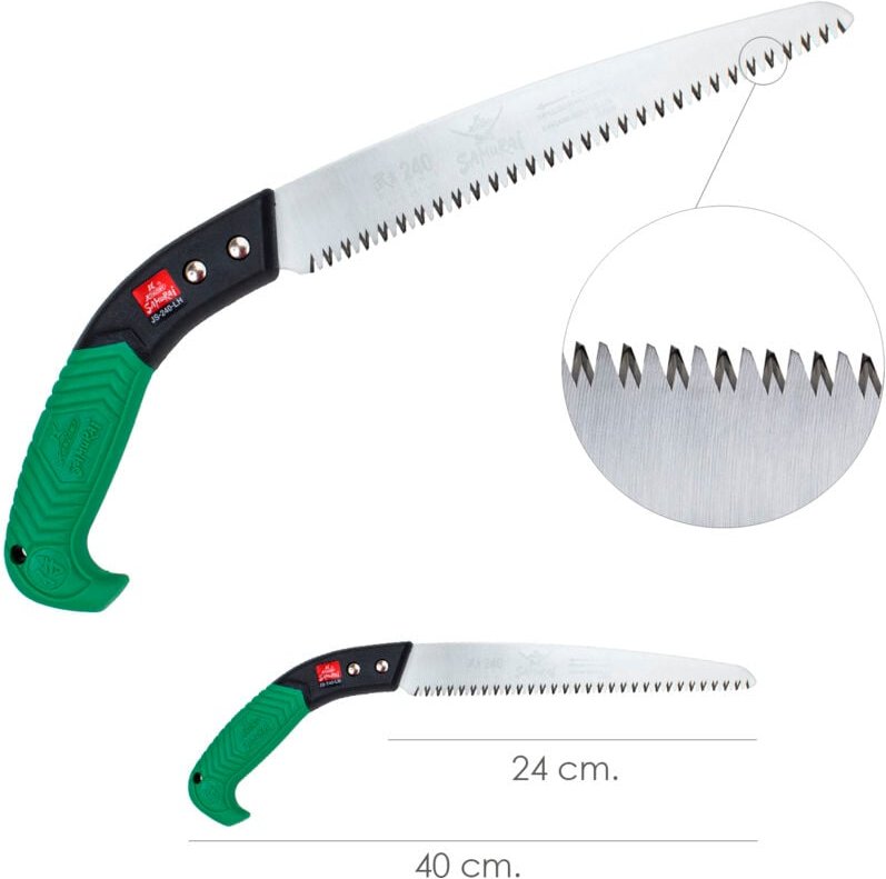 Gerade Handsäge Samurai 240 mm.