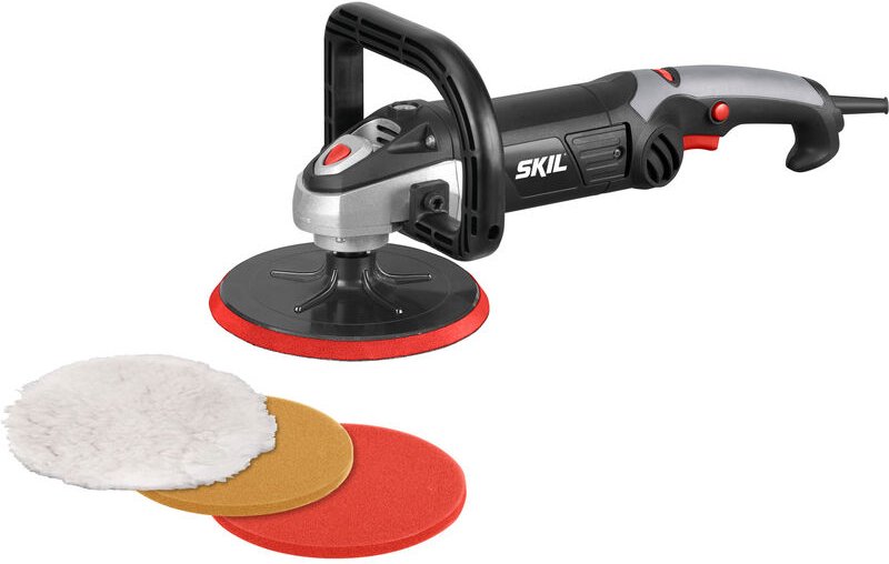 Skil - Poliermaschine 1144 aa Polierer 1200 w, Poliergerät Auto, Politur,180 mm