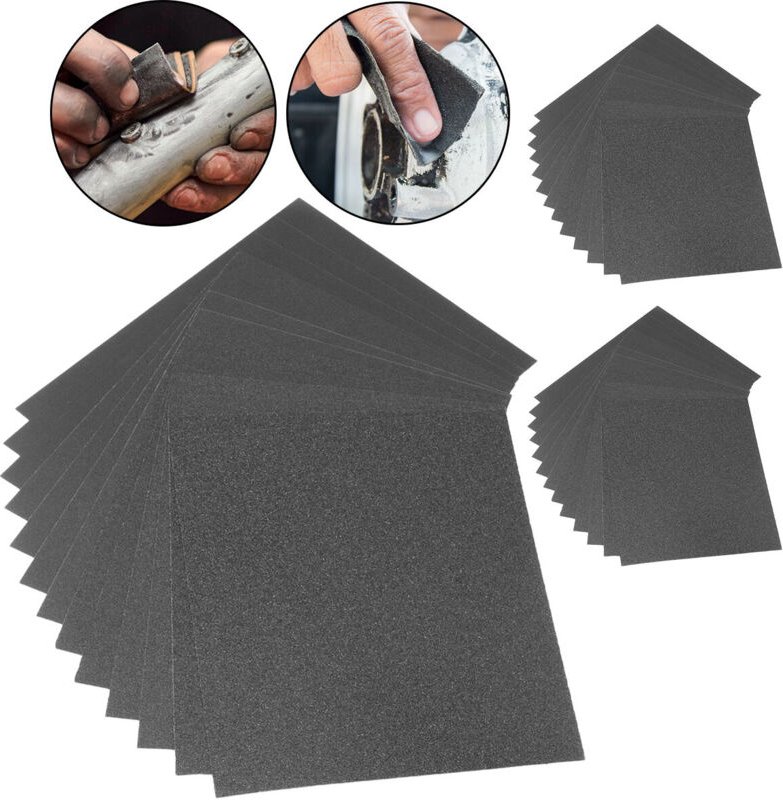 Schleifpapier 36er Set Siliziumcarbid - Stahlwerk