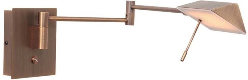 Steinhauer - wandleuchte - Retina - bronze - metall - bettlampe -
