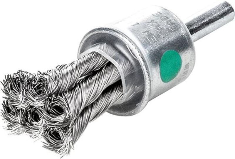 Lessmann Pinselbürste Edelstahl gezopft 29x28/72x0,35mm