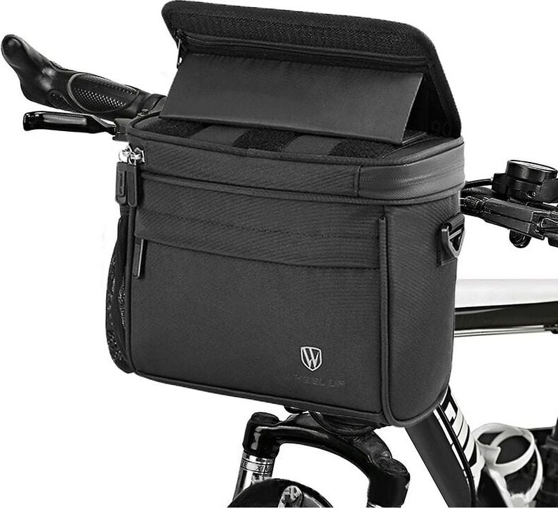 Touchscreen-Fahrrad-Frontrahmentasche, wasserdichte Fahrrad-Handytasche, Handyhalter, EVA-Lenkertasche