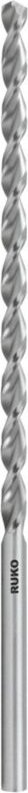 Spiralbohrer din 1869 tl 3000 hss-g extra lang l 155 x ø 3,3 mm - 254033 - Ruko