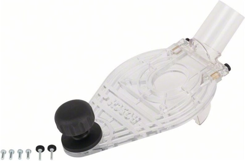 Grundplatte mit Handgriff und Absaugstutzen - Bosch