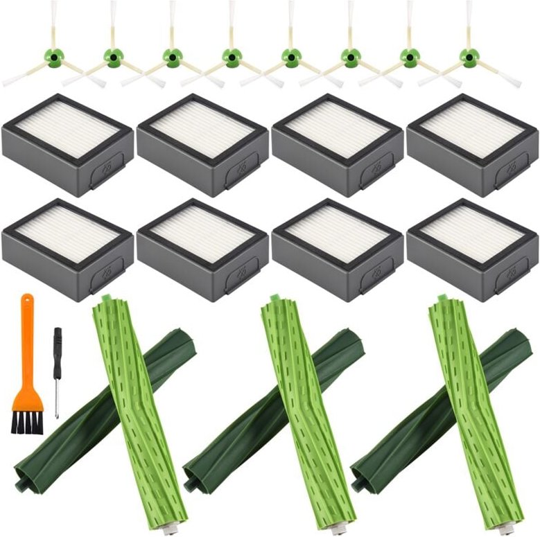 Hepa-Filterbürstenrolle für I7 E5 E6 I3 Serie Roboter-Staubsauger Ersatz Ersatzteile Zubehör