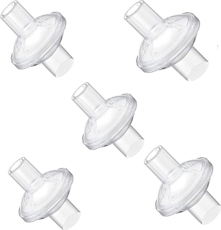 Filter für Cpap-Maschinen – 5 Stück Cpap-Filter passend für Inline-Filter, kompatibel mit Resmed und jeder Maschinengröß...