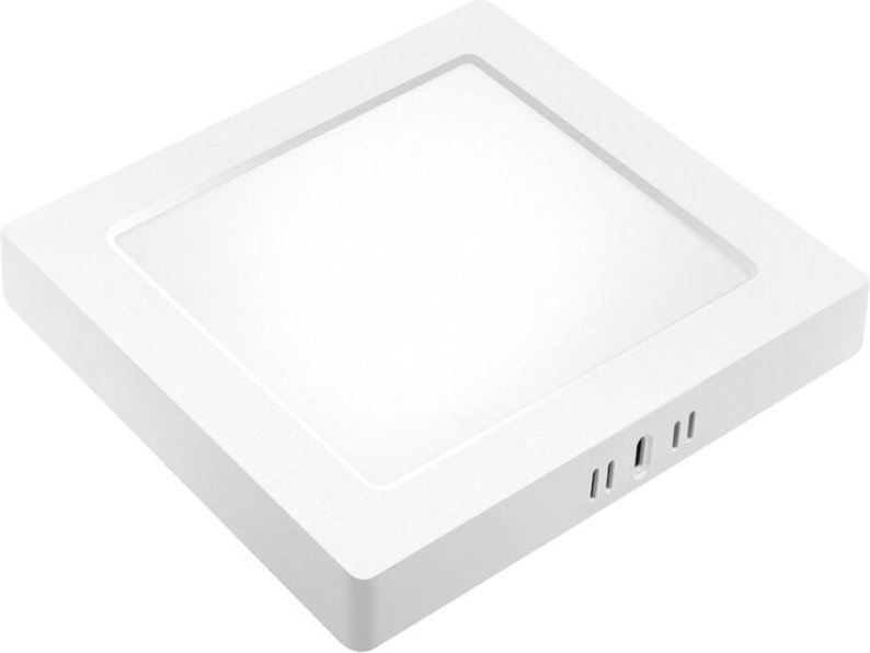 LED-Downlight mit quadratischer Oberfläche (24 w, 6500 k, 2640 lm), IP20, 28,5 x 28,5 cm, weiße Farbe