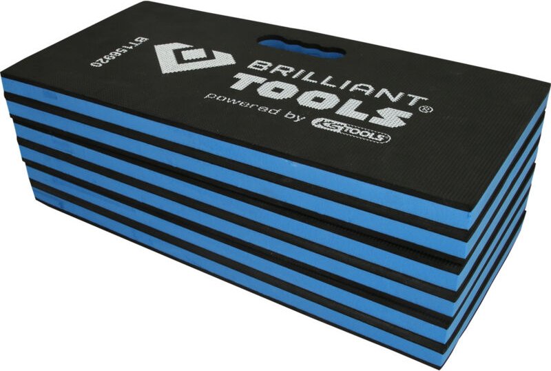 Brilliant Tools - Faltbare Mechaniker-Schutzmatte, 1200 x 400 x 23 mm