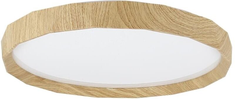 Deckenlampe led Deckenleuchte Wohnzimmer - Wohnzimmerlampe Holzoptik Ø40cm Schlafzimmer Deckenbeleuchtung 43W Schlafzimm...