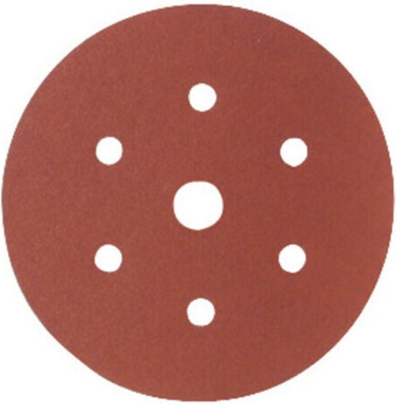 Starcke Papier-Klett-Schleifscheibe (A) Lochung 6fach + 1,⌀ 150 mm, Körnung: 40