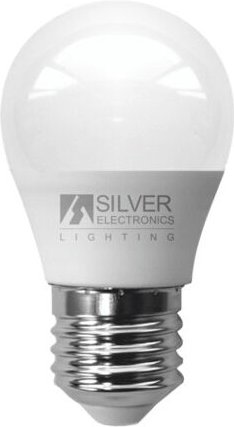 Silver - Ledeco Sphärische Glühbirne E27 5w 230v Licht 4000k 1962227