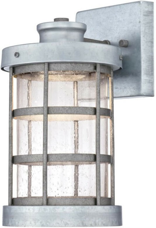 Dimmbare led Außen Wandleuchte Barkley Stahl