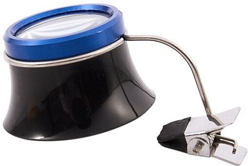 5X Clip-On Eye Lupe Brillenlupe Lupe Linse für Reparaturarbeiten