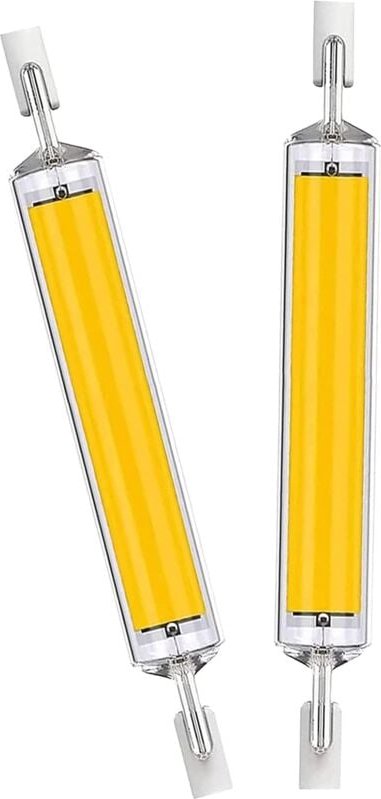 118-mm-R7s-LED-Glühbirnen, 4 x 20-W-Hochhelligkeits-Doppelend-Warmweißlampen, entspricht 200-W-Halogenlampen.