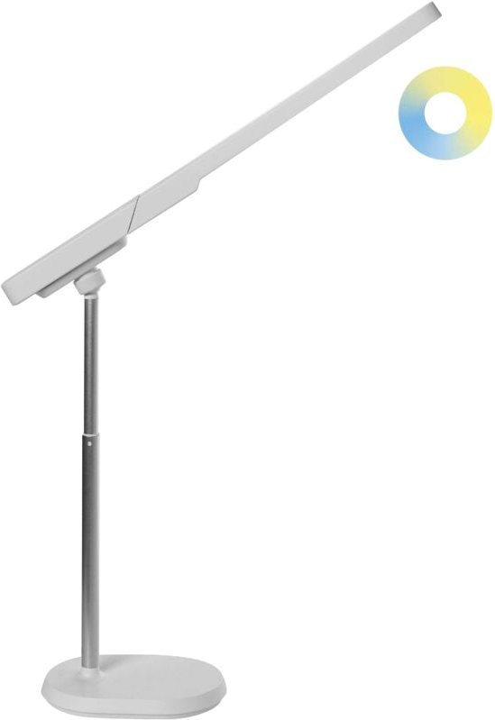 LED Schreibtischlampe TUCANA mit Dimmer Weiß