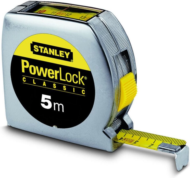 Stanley Bandmaß Powerlock Kunststoff 5m/19mm