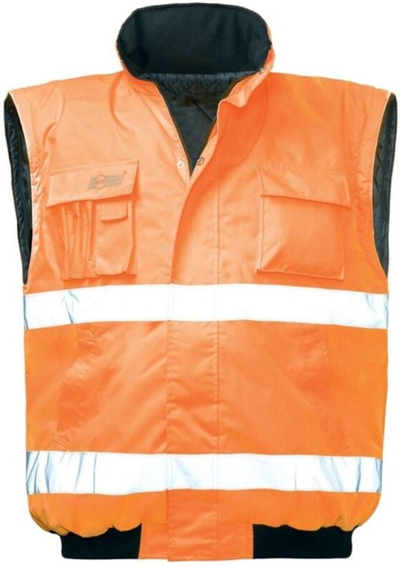 Warnpilotenjacke Tom, Gr. xl, orange - Safestyle