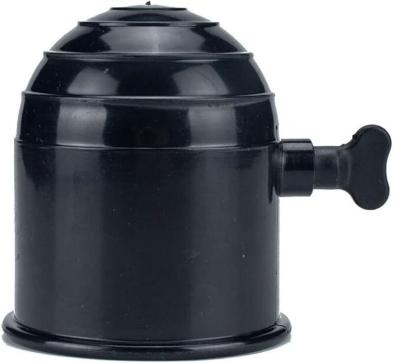 Kugelkopfabdeckung für Anhängerkupplung, 50 mm Universal-Kugelkopf-Schutzkappe für Anhängerkupplungskugel, Schwarz