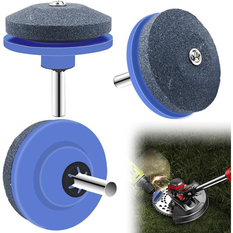 Ymyny - Rasenmäher-Klingenschärfer, 3er-Pack Rasenmäher-Schärfer, Rasenmäher-Klingenschärfer für Gartengeräte, Universal...