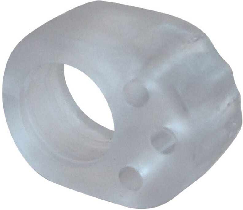 Klinkenstopper, Kunststoff, transparent, 2 stk - HSI