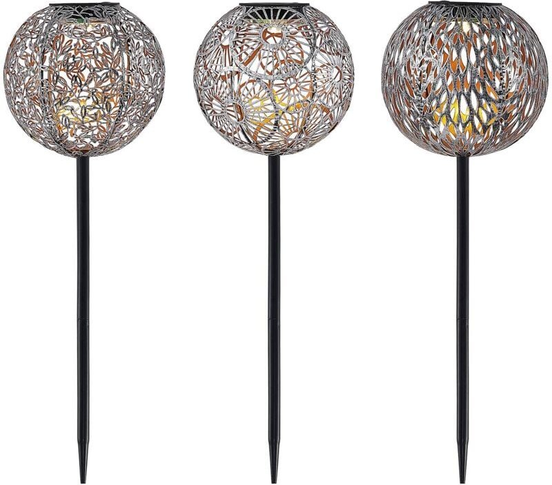 Solarleuchte "Vilani" aus Metall von Lindby
