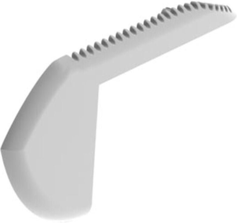 Abs-endkappe für 'alu-stair' - rechts - grau