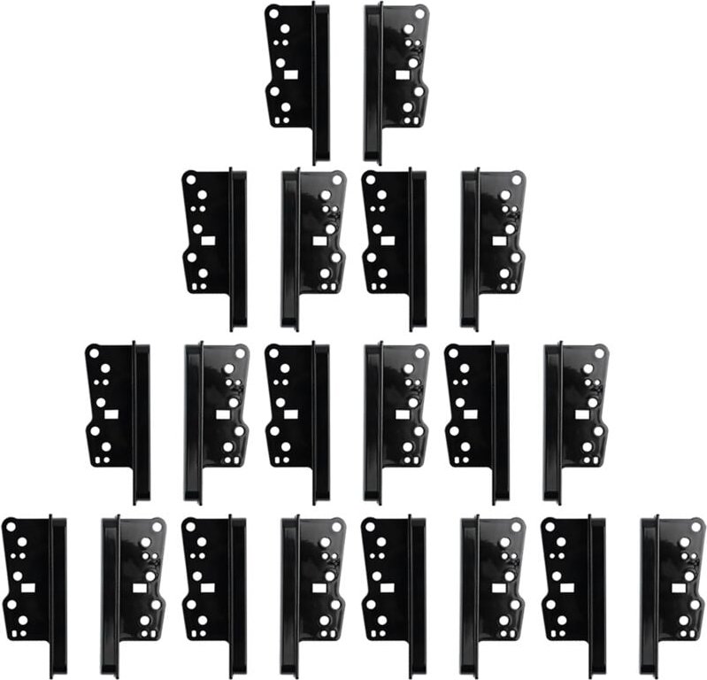 10 paar Auto Radio Halterungen Doppel Din Stereo Panel Fascia dvd Dash Mount Trim Side Kit für b