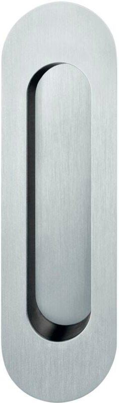 FSB Griffmuschel 424250 - Griff für Schiebetüren oval 45x155mm, Edelstahl matt