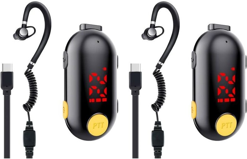 Mini Walkie Talkie, wiederaufladbar, 16 Kanäle ctcss/dcs, große Reichweite