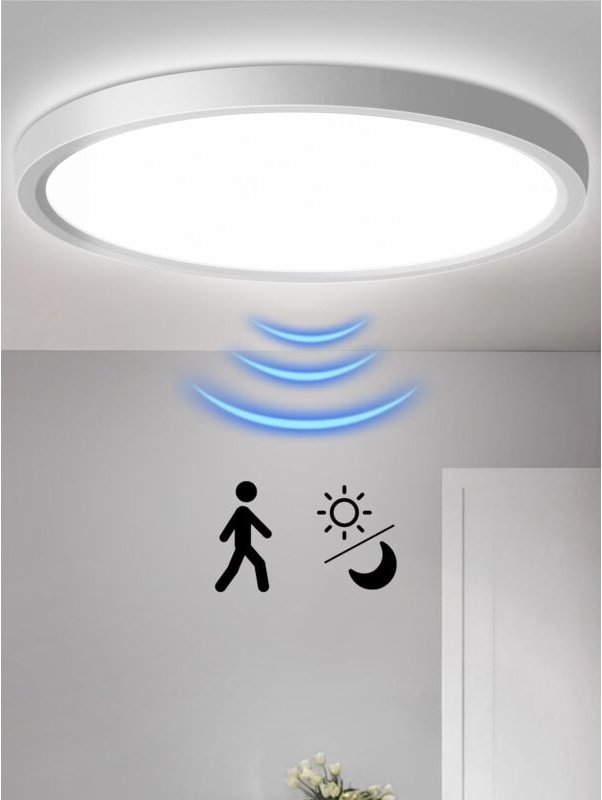 Led Deckenleuchte Lampe mit Bewegungsmelder Innen 18W Sensorlampe