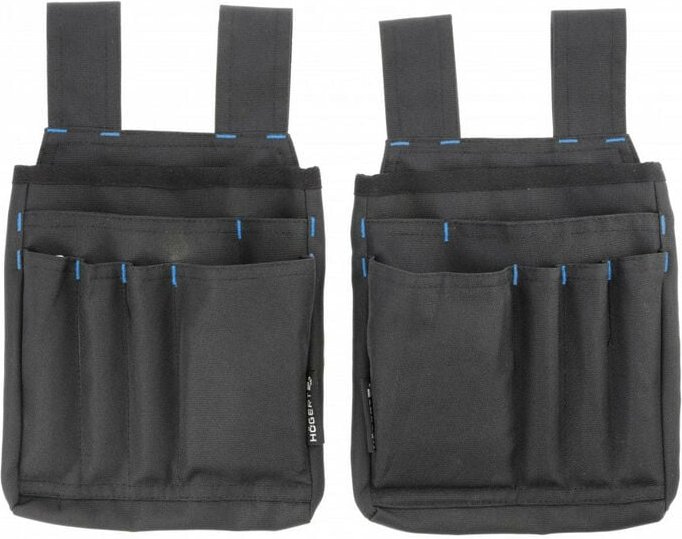 Högert 2-tlg. Werkzeugtasche mit 7 Fächern aus Oxford 600D