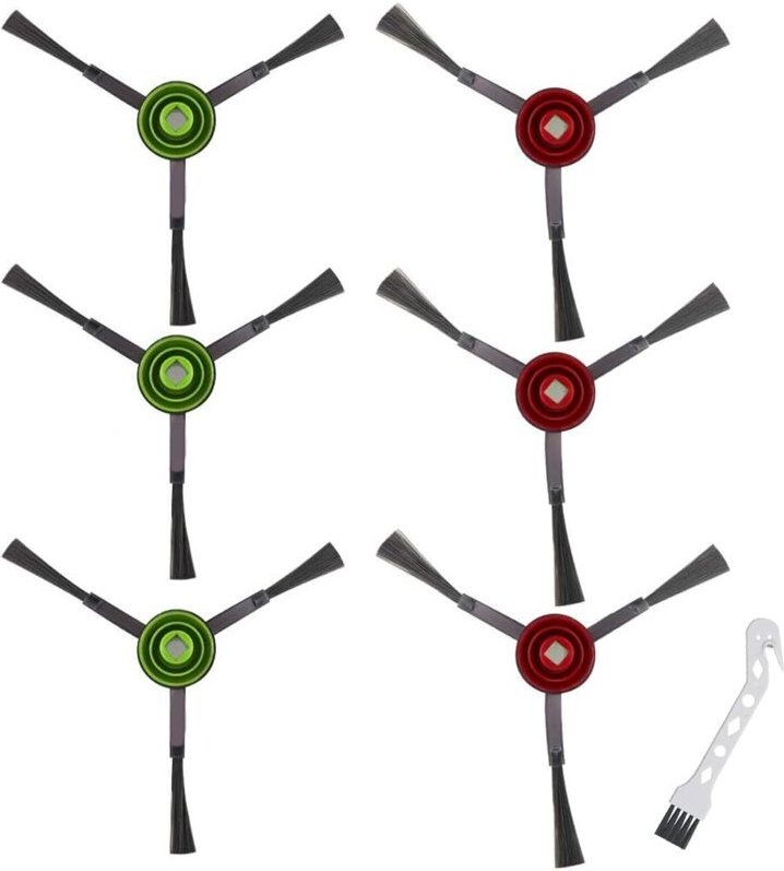 6 Stück Seitenbürsten-Zubehör für Yeedi vac 2 pro/vac 2/max/vac max/vac hybrid/vac station, für Ecovacs Deebot N8/N8 Pro...