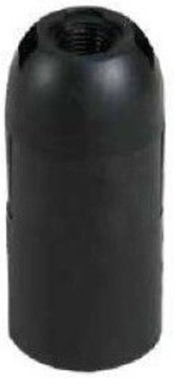 GSC - 101530001 Einfache thermoplastische Lampenfassung E14 Schwarz