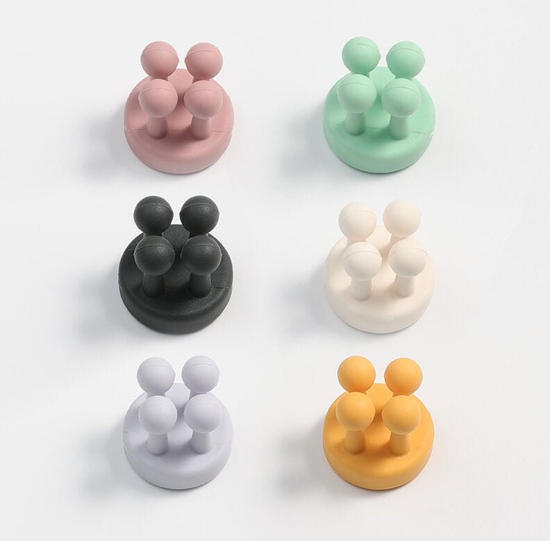 Shining House - Rasiererhalter, Duschrasiererhalter, wandmontierter Zahnbürstenhalter, wasserdichter Badezimmer-Zahnbürs...