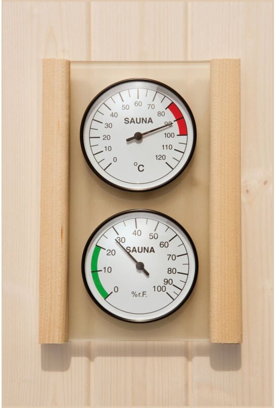 Weka Sauna Hygrometer & Thermometer Set