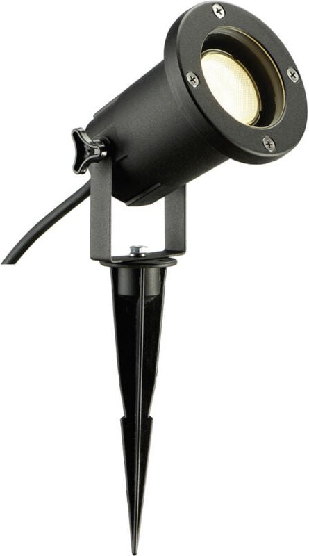Thumbnail - SLV - 227410 Nautilus Spike LED-Gartenstrahler led, Energiesparlampe, Halogen GU10 11 w Schwarz