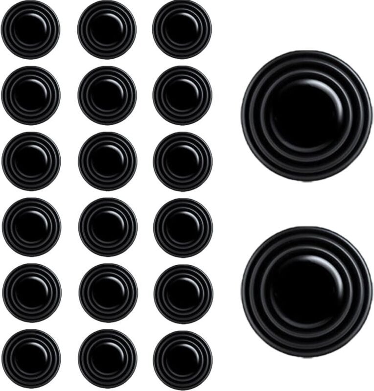 CSPARKV 20-teiliger Autotür-Stoßdämpfer, Autotürschutz, universelle schalldichte Türaufkleber, Antikollisionsstoßstange ...