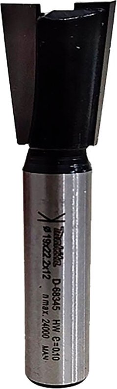 D-68345 Zweischneidiger Schwalbenschwanzfräser 19mm - Makita