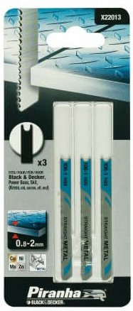 Piranha X22013 3 gefräste Metallklingen T/Fein