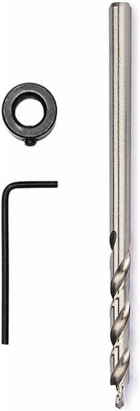 Holzbohrer, Schnellarbeitsstahl-Holzbohrer, 3/8 Zoll (9,5 mm), Sechskantschaftbohrer mit Tiefenanschlag