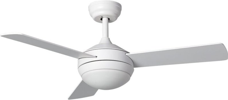 Techbrey - Deckenventilator Lautlos Navy 107cm DC-Motor für Außen Weiß Ohne Licht, Fernbedienung, Wifi: False