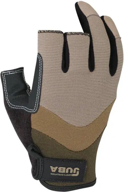 Juba - Taktiler Arbeitshandschuh 3 Finger offen Kunstleder/Elasthan Größe 10