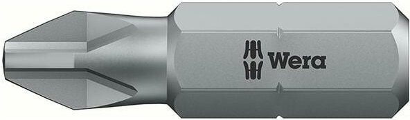 Thumbnail - Bit zähhart 1/4 din 3126 C6,3 PH2x25mm Wera