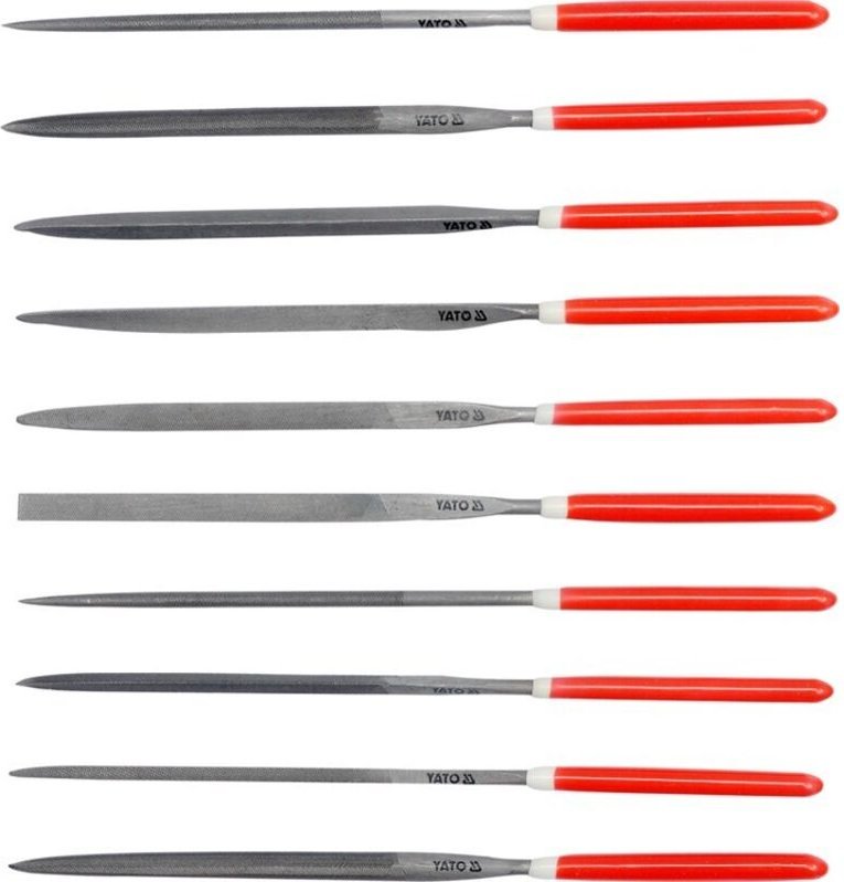 Nadelfeilen-Set 10-teilig 3x140x65mm YT-6163 Yato