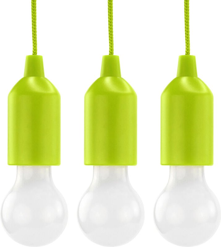 Hycell - Pull-Light Set mit Zugschalter, Warmweiß led 22 Stunden Leuchtdauer